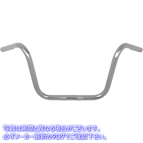取寄せ ハンドルバー - バックホーンハイ クロームワークス Handlebar - Buckhorn High 300065 06010823