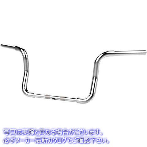 取寄せ ハンドルバー - エイプハンガー - ボバー - TBW - 10インチ - クローム クロームワークス Handlebar - Ape Hanger - Bobber - TBW - 10 - Chrome 300400 06012845