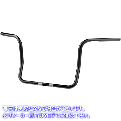 取寄せ ハンドルバー - エイプハンガー - 12インチ - ブラック クロームワークス Handlebar - Ape Hanger - 12 - Black 300851 06012854