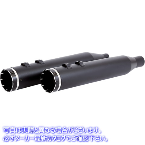 取寄せ HP-PLUS 4.5 スリップオンマフラー クロームワークス 4-1/2 HP-Plus? Slip-On Mufflers - Black with Tracer - Touring 202835 18011258