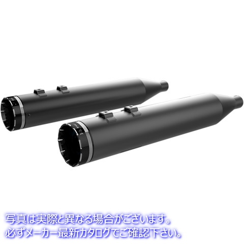 取寄せ HP-PLUS 4.5 スリップオンマフラー クロームワークス 4-1/2 HP-Plus? Slip-On Mufflers - Black with Tracer Tip 202840 18011287