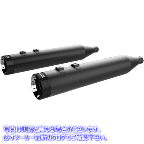 取寄せ HP-PLUS 4.5 スリップオンマフラー クロームワークス 4-1/2 HP-Plus? Slip-On Mufflers - Black with Turbine Tip 202845 18011289