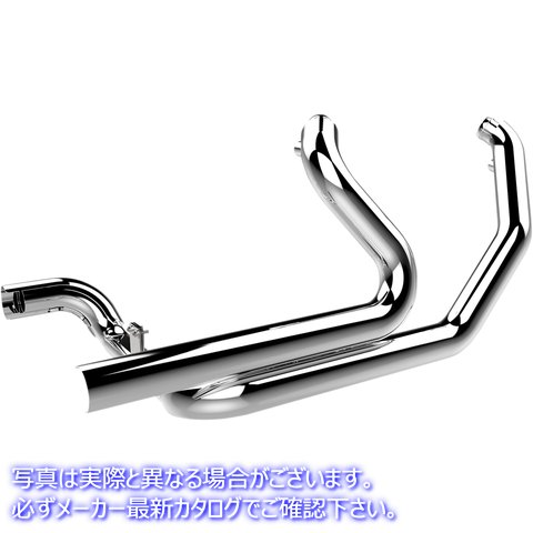 取寄せ 2-into-2クロスオーバーヘッダー クロームワークス Aggressor 2-into-2 Crossover Headers - Chrome - FL 200670 18020327