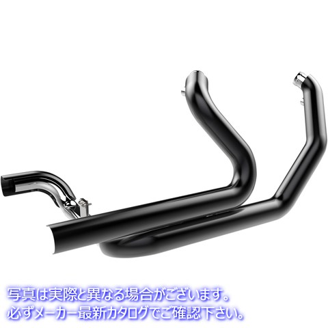 取寄せ 2-into-2クロスオーバーヘッダー クロームワークス Aggressor 2-into-2 Crossover Headers - Black - FL 200860 18020328