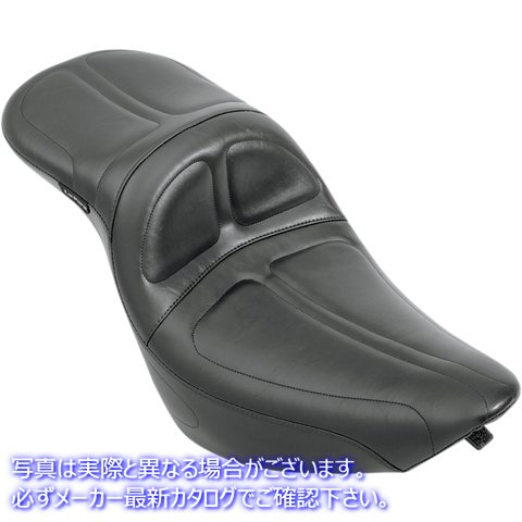 取寄せ マーベリック・パパの長い足の座席 ラペラ Maverick Daddy Long Legs Seat - Black - Stitched - FLT/FLHT '97-'01 LN-957DL 08010498