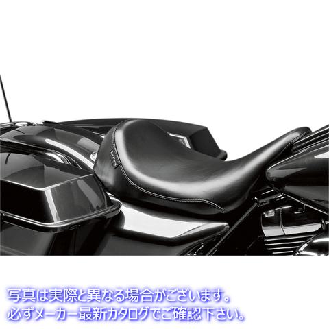 取寄せ シルエット ソロシート - スムース - ブラック - FL 08-23 ラペラ Silhouette Solo Seat - Smooth - Black - FL '08-'23 LK-857 08010580