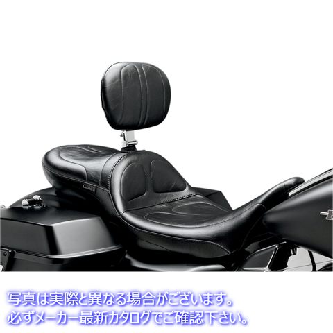 取寄せ マーベリック・パパの長い足の座席 ラペラ Maverick Daddy Long Legs Seat - With Backrest - Black - Stitched - FL '08-'23 LK-957DLBR 08010758