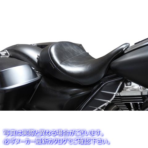取寄せ アビエイター アップフロントソロシート - スムース - ブラック - FL 08-24 ラペラ Aviator Up Front Solo Seat - Smooth - Black - FL '08-'24 LKU-017 08011015