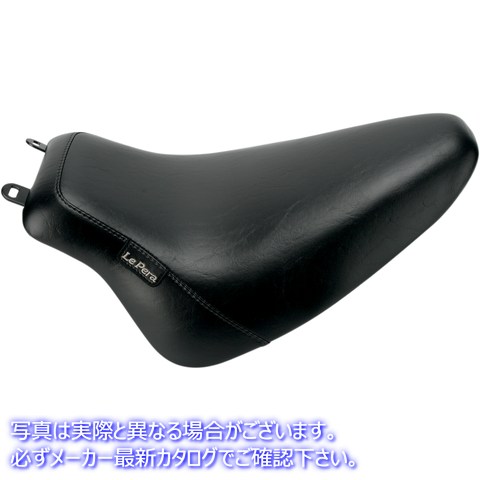 取寄せ ベアボーンズ ソロシート - スムース - ブラック - FL 08-17 ラペラ Bare Bones Solo Seat - Smooth - Black - FL '08-'17 LXE-007 08020603