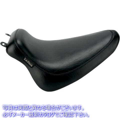 取寄せ シルエット ソロシート - スムース - ブラック - FLST 08-17 ラペラ Silhouette Solo Seat - Smooth - Black - FLST '08-'17 LXE-850 08020605