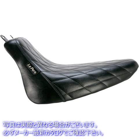 取寄せ ベアボーンズ ソロシート - ダイヤモンドステッチ - ブラック - FLST 08-17 ラペラ Bare Bones Solo Seat - Diamond Stitch - Black - FLST '08-'17 LXE-007DM 08020812