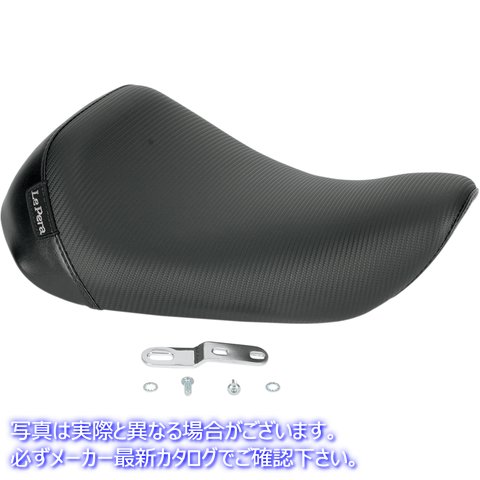 取寄せ ベアボーンズ ソロシート - カーボンファイバー - ブラック - XL 04-22 ラペラ Bare Bones Solo Seat - Carbon Fiber - Black - XL '04-'22 LF-006CB 08040167