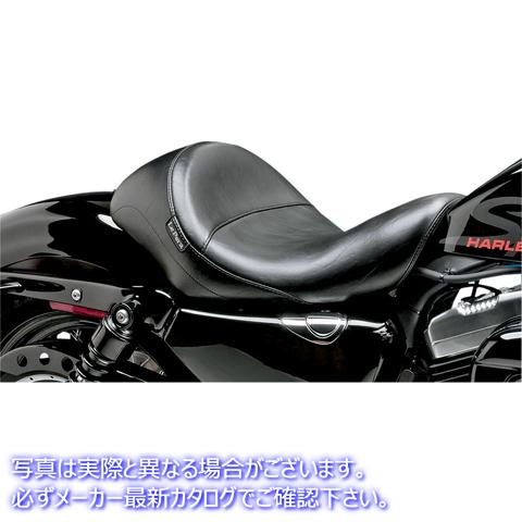 取寄せ アビエイター ソロシート - スムース - ブラック - XL 07-22 ラペラ Aviator Solo Seat - Smooth - Black - XL '07-'22 LFK-316 08040415