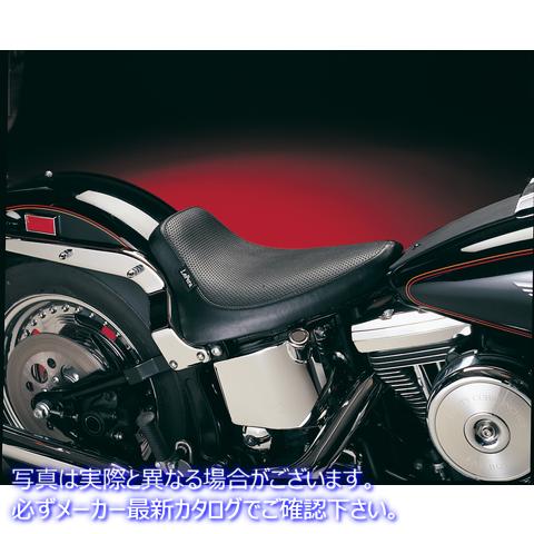 取寄せ シルエット ソロシート - バスケットウィーブ - ブラック - ソフテイル 84-99 ラペラ Silhouette Solo Seat - Basketweave - Black - Softail '84-'99 LN-870 DS905516
