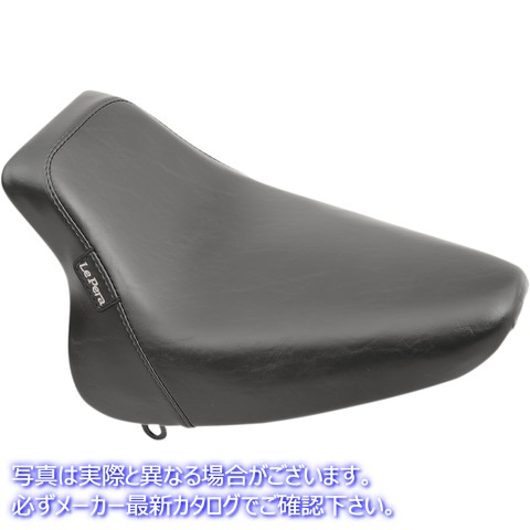 取寄せ ベアボーンズ ソロシート - スムース - ブラック - ソフテイル 00-07 ラペラ Bare Bones Solo Seat - Smooth - Black - Softail '00-'07 LX-007 DS905718