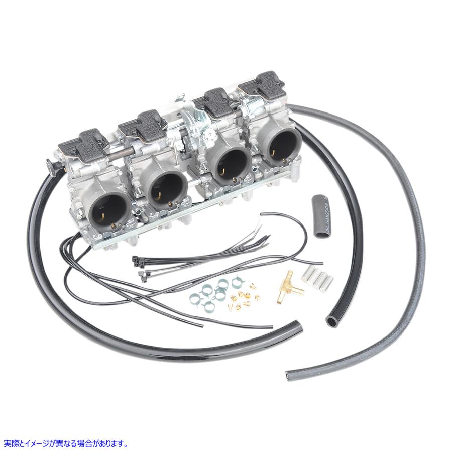 取寄せ RSシリーズラジアルフラットスライドキャブレター ミクニ Carburetors RS Series 36 4-Cylinder Set RS36-D3-K 10020036