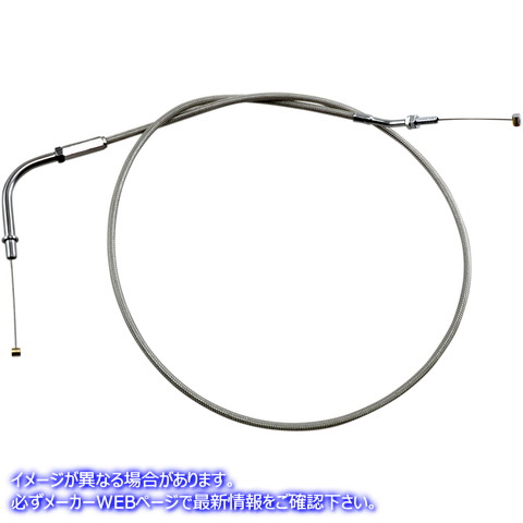 取寄せ アーマーコート編組ステンレス鋼ケーブル モーションプロ Throttle Cable - Pull - Yamaha - Stainless Steel 65-0280 06500426