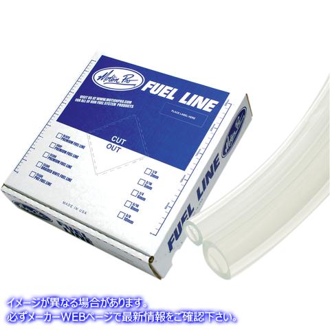 取寄せ プレミアムフューエルライン モーションプロ Premium Fuel Line - Clear - 1/4 - 25' 12-0044 07060022