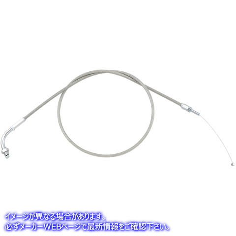 取寄せ アーマーコート編組ステンレス鋼ケーブル モーションプロ Throttle Cable - Pull - Honda - Stainless Steel 62-0331 MP620331
