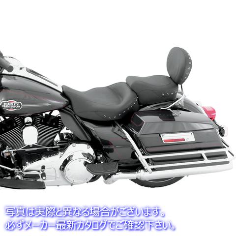 取寄せ スタッズされた超広いソロシート マスタング Super Solo Seat - Black Studded 76069 08010549