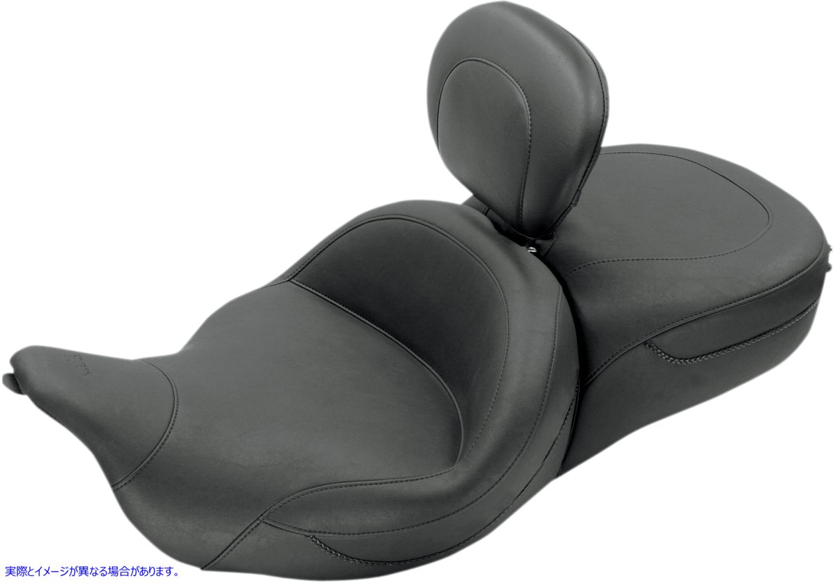 取寄せ スーパーツーリング2アップビニールシート マスタング Super Touring Seat - Vintage - Driver Backrest - FL '08-'21 79556 08010564