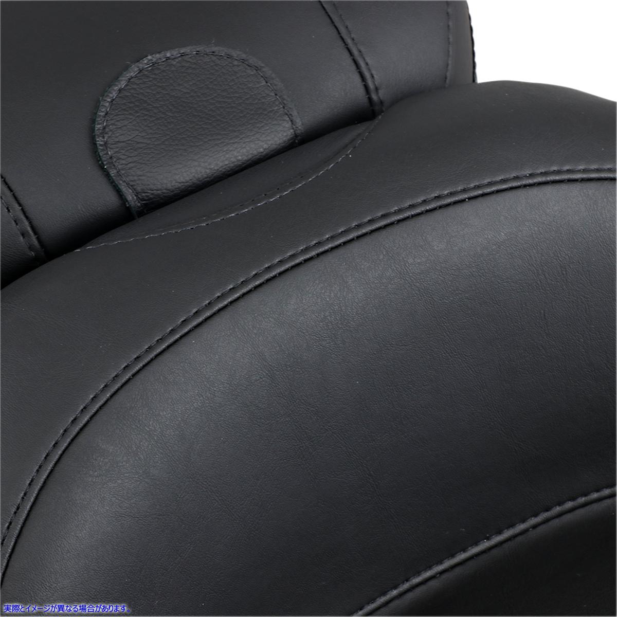 取寄せ ローダウン2アップシート マスタング Lowdown Seat with Driver Backrest - Plain - FLHR '97-'07 79672 08010696