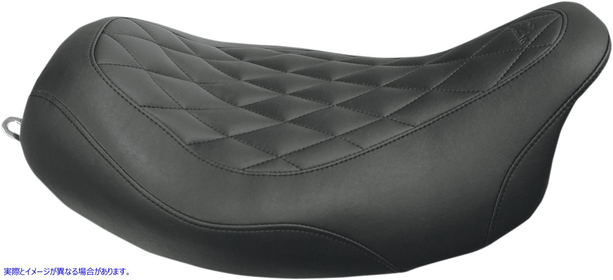 取寄せ ワイドトリッパーソロシート マスタング Seat - Wide Tripper? Solo - without Backrest - Diamond - Black 76694 08010741