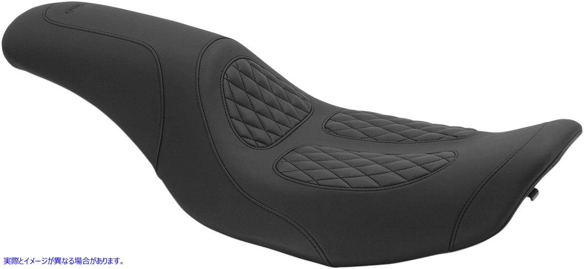 取寄せ Dave Perewitz Signature Series Fastback 2-up Seat マスタング Fastback Perewitz Seat - FLHR '97-'07 76980 08010842
