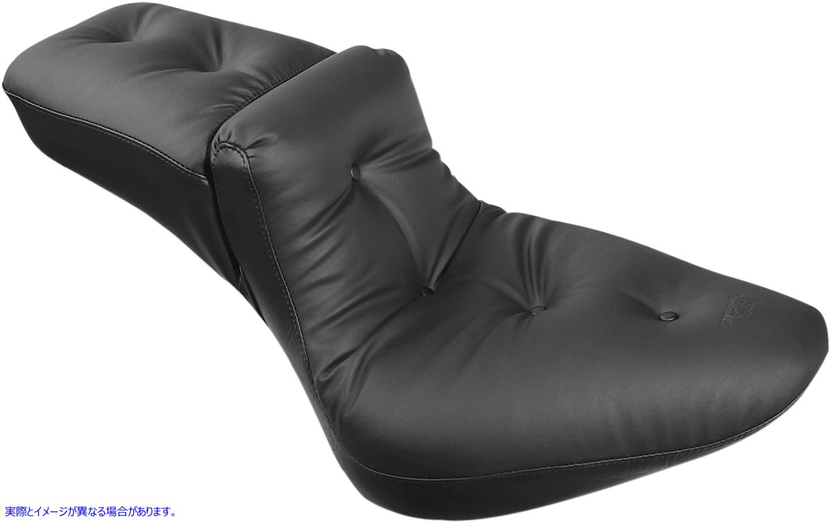 取寄せ 堂々としたデューク枕2アップシート マスタング Regal Duke Extra Wide Seat - FLST '00-'05 75050 08020239