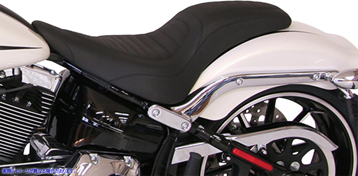 取寄せ Tripper FastBack 2 Upシート マスタング Seat - Tripper? Fastback - Front Tuck-n-Roll - Black - FXSB 76781 08020842