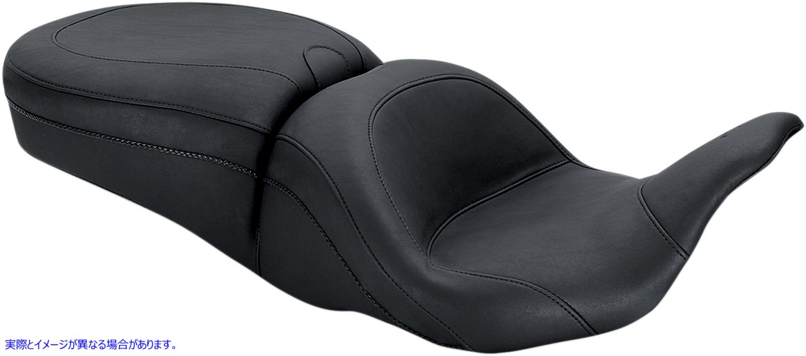 取寄せ ローダウン2アップシート マスタング Lowdown Seat - Plain - FLHR/X/T/TR '08+ 79700 08020886