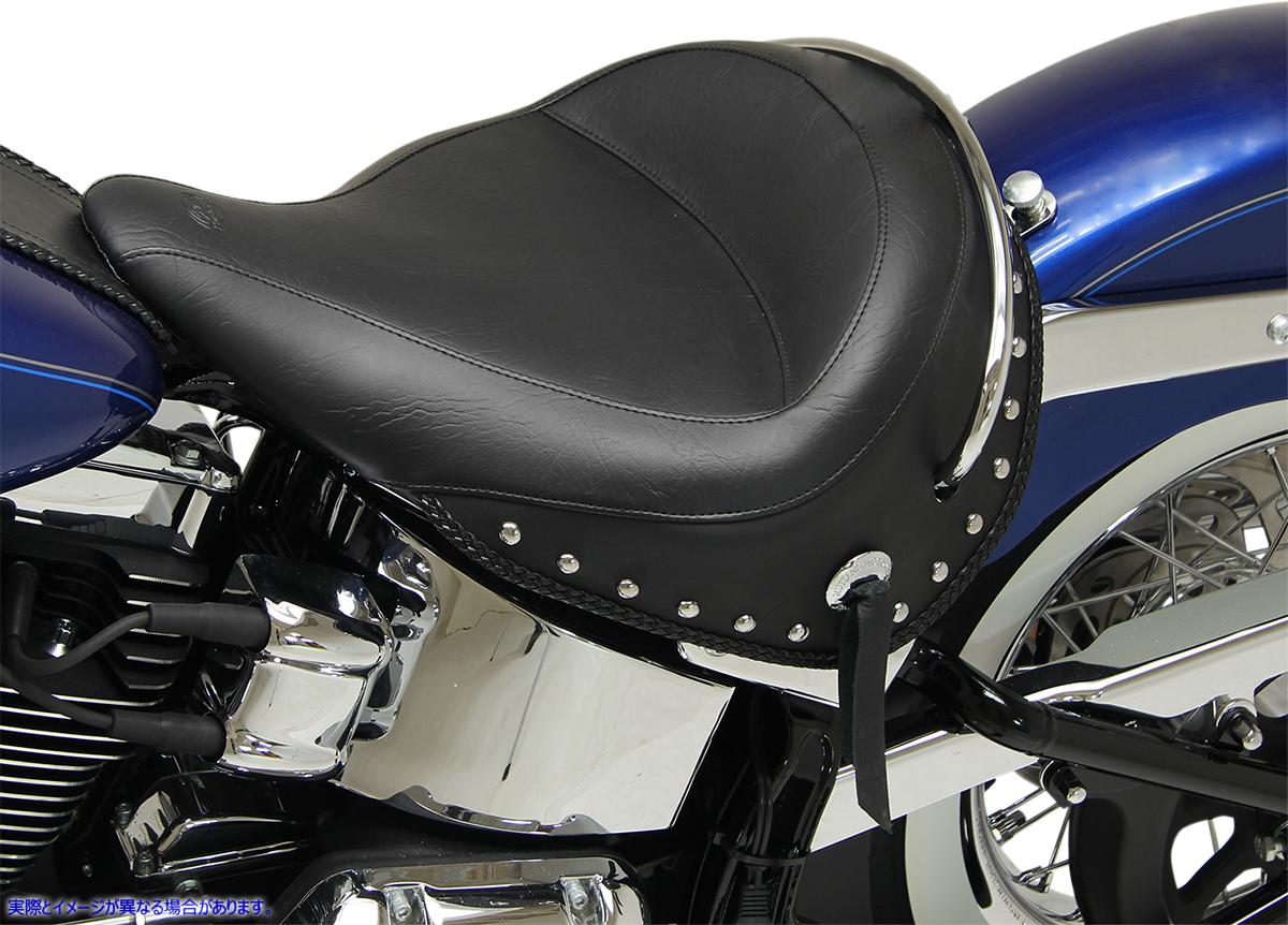 取寄せ ワイドビンテージソロシート マスタング Wide Studded Deluxe Solo Seat 76231 08020894