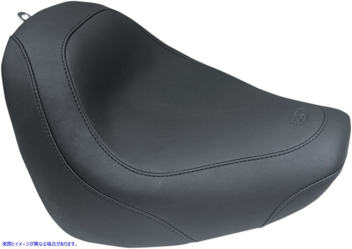 取寄せ ワイドトリッパーソロシート マスタング Seat - Wide Tripper? Solo - without Backrest - Smooth - Black 75704 08021081