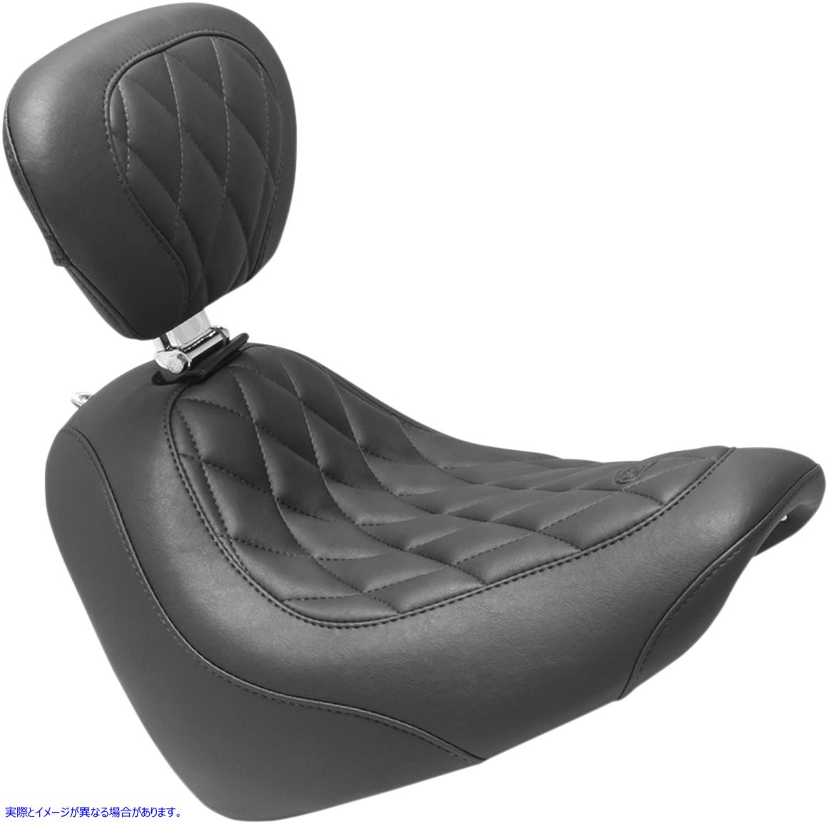 取寄せ ワイドトリッパーシート マスタング Wide Tripper Seat - Driver's Backrest - Diamond 83016 08021194