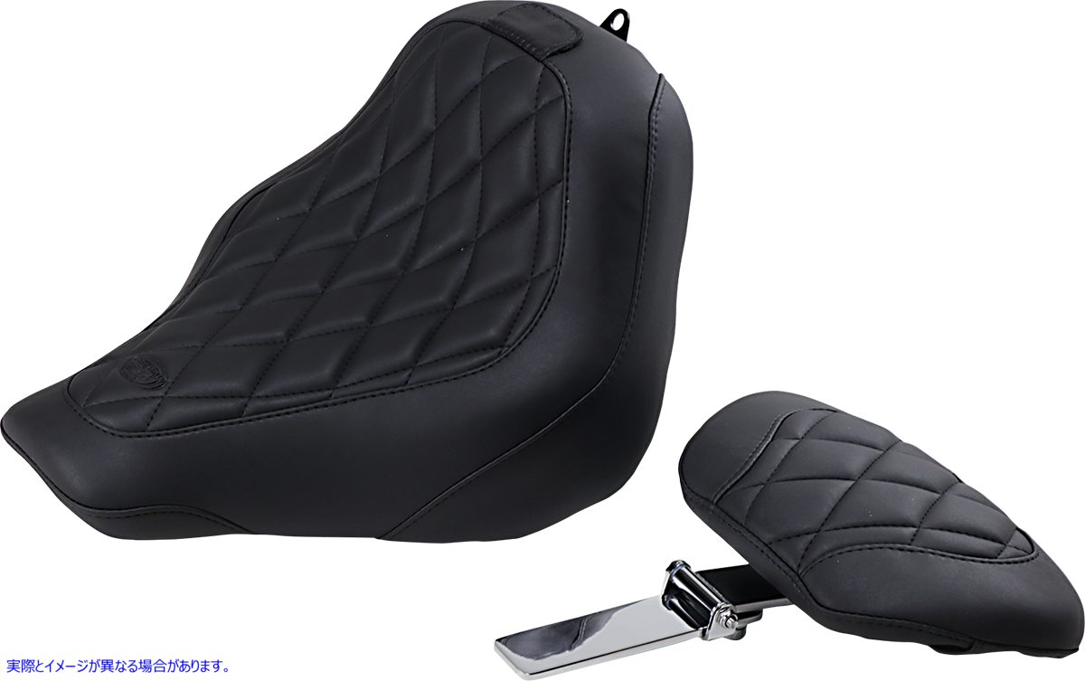 取寄せ ワイドトリッパーシート マスタング Wide Tripper Seat - Driver's Backrest - Diamond 83034 08021200