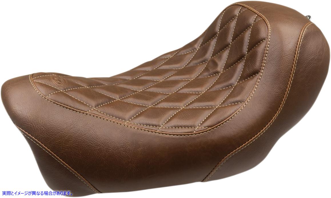 取寄せ ワイドトリッパーシート - ダイヤモンド - ブラウン マスタング Wide Tripper Seat - Diamond - Brown 75043 08021214