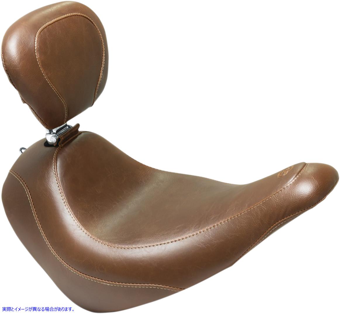 取寄せ ワイドトリッパーシート マスタング Wide Tripper Seat - Driver's Backrest - Brown 83037 08021242