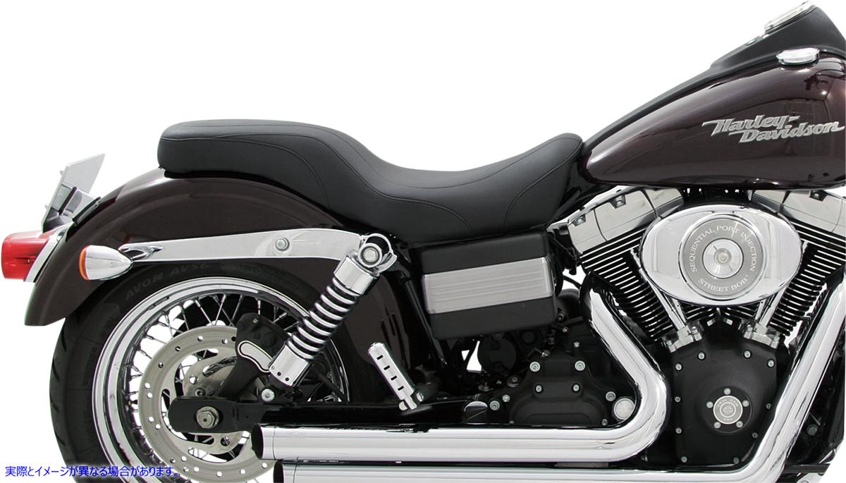 取寄せ Daytripper 2-upシート マスタング Day Tripper Seat - Dyna '06-'17 75625 08030228