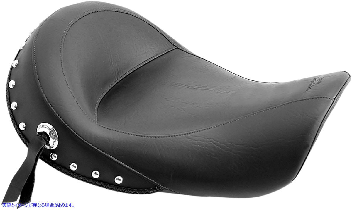 取寄せ スタッズ付きビニールソロシート マスタング Solo Studded Seat - FXD '04-'05 75271 08030298