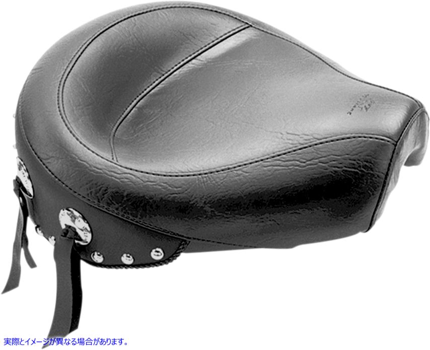 取寄せ ワイドビンテージソロシート マスタング Wide Studded Solo Seat - XL '96-'03 75702 08040191