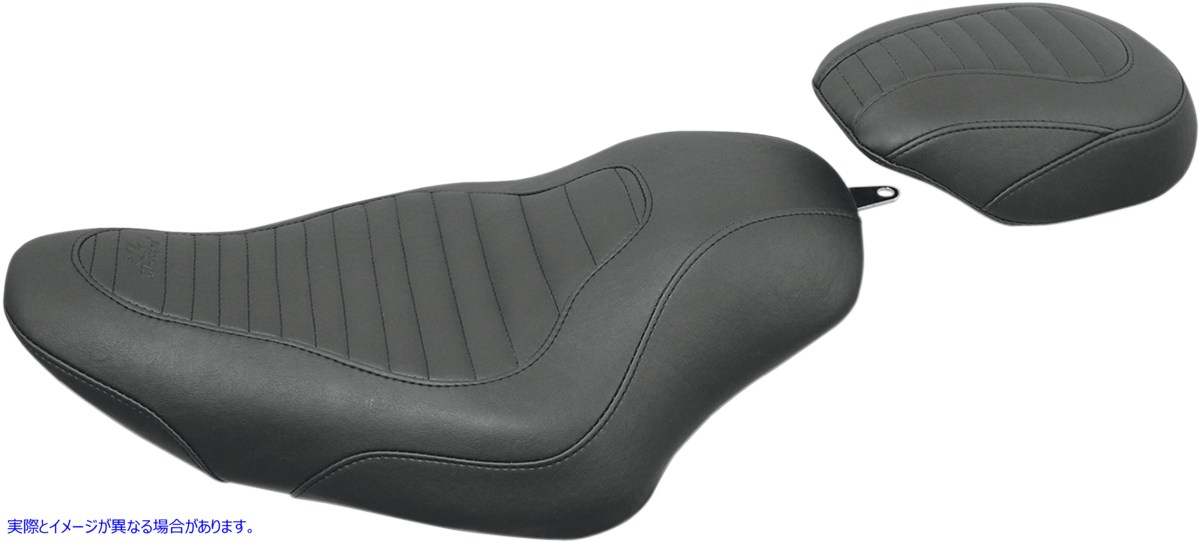 取寄せ Tripper Synthetic Leather Solo Seat マスタング Tripper? Solo Seat - Tuck and Roll - XL 76954 08040476