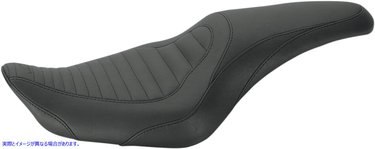 取寄せ Tripper FastBack 2 Upシート マスタング Seat - Tripper? Fastback - Front Tuck-n-Roll - Black - XL 76957 08040479