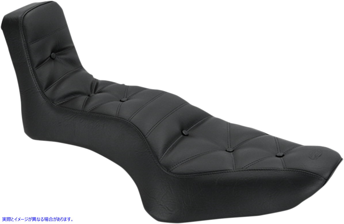 取寄せ ダイヤモンドステッチのスローバック2アップビニールシート マスタング Throwback? Seat - '04+ XL 75126 08040582