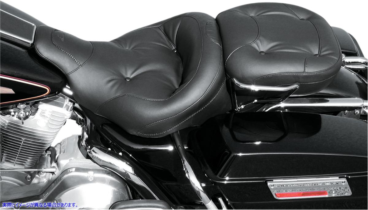 取寄せ ワンピース2アップウルトラツーリングシート マスタング Regal Wide Touring Seat - FLH/FLT '97-'07 75537 08050034