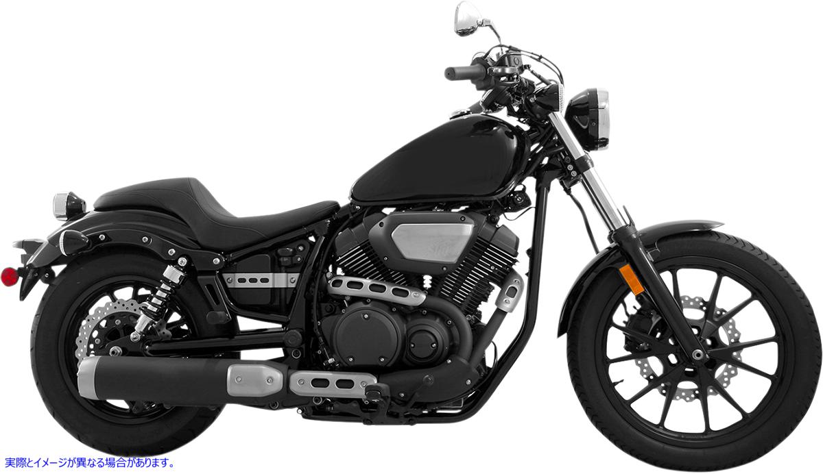 取寄せ Tripper Fastbackシート マスタング Seat - Tripper Fastback? - Smooth - Black - Bolt 75690 08101595