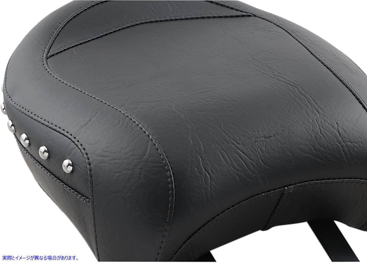 取寄せ 後部座席 - ワイド - スタッド付き - インディアン 14-23 マスタング Rear Seat - Wide - Studded - Indian '14-'23 75363 08101635