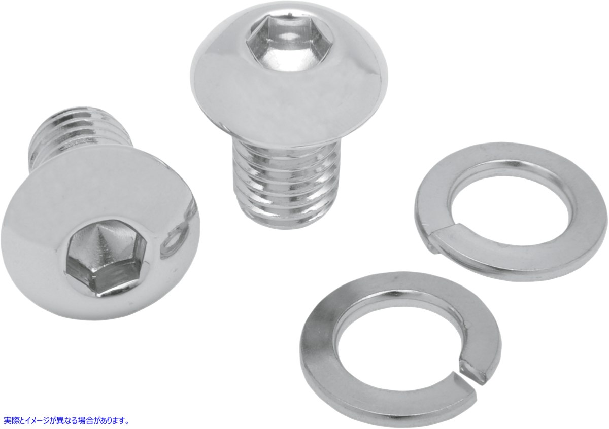 取寄せ クロムシートボルトと取り付けナット マスタング Chrome Solo Seat Mounting Bolts 78033 08200021