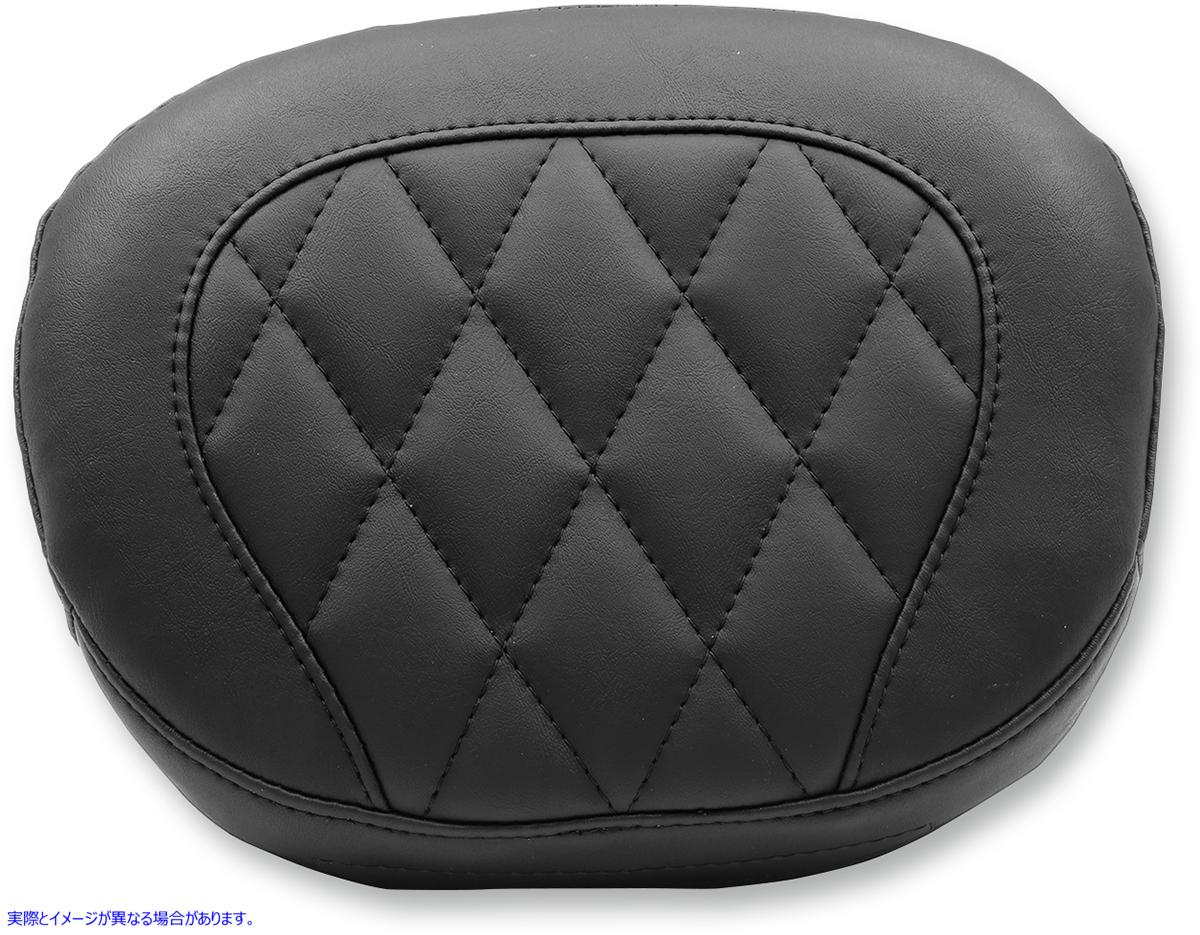 取寄せ シーシーバーパッド - ラージ - ブラック - ダイヤモンド - FXS/FLS 11-17 マスタング Sissy Bar Pad - Large - Black - Diamond - FXS/FLS '11-'17 76768 08220312