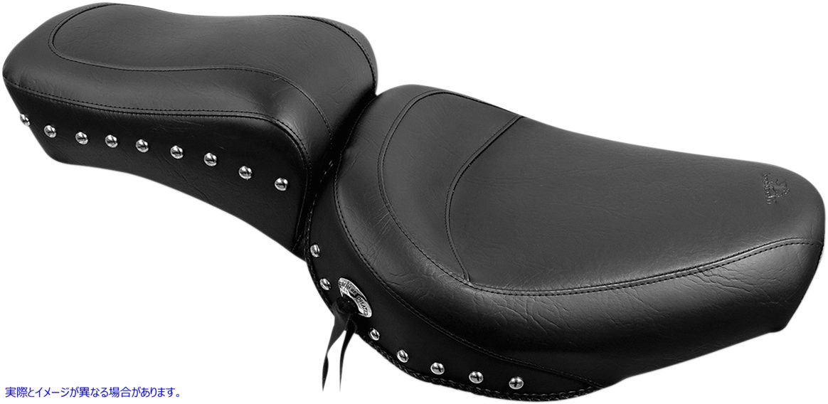 取寄せ スタッズ付き2アップシート マスタング Studded Seat - FX/FL '58-'84 75302 DS902158