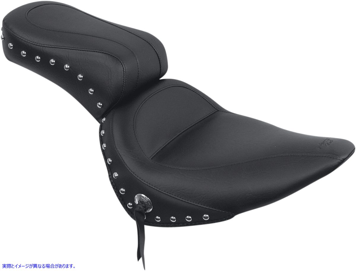 取寄せ スタッズ付き2アップシート マスタング Studded Seat - FXST '84-'99 75303 DS902160